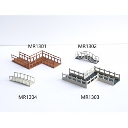 沙盤建筑模型材料DIY手工模型小橋拱形橋曲折橋仿古橋1/50