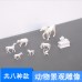 迷你動物模型微縮牛馬獅子雕像景觀雕塑建筑沙盤模型材料DIY手工