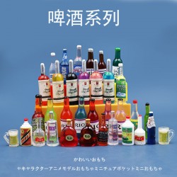 可愛迷你世界娃娃超市bjd玩具飲料瓶子啤酒汽水微縮模型食玩擺件