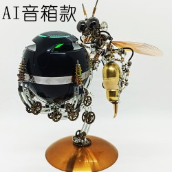 金屬拼裝精密玩具成人解壓手工組裝立體3D機械模型禮物大黃蜂擺件