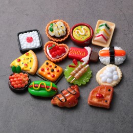 日式壽司面包微縮食玩迷你模型廚房超市過家家仿真超小食物玩具