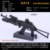 1:6 兵人軍事玩具專用武器4D拼裝槍模型巴雷特加特林AK47游戲道具