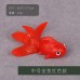 仿真小金魚玩具軟膠迷你硅膠小魚魚模型浮水海洋動物戲水撈魚