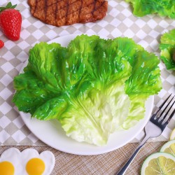 仿真生菜葉模型塑膠假菜葉果蔬食物食品菜盤搭配蔬菜葉子道具拍攝