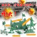 軍事兵人建筑裝備武器模型玩具堡壘城墻士兵沙盤場景擺設道具