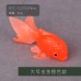 仿真小金魚玩具軟膠迷你硅膠小魚魚模型浮水海洋動物戲水撈魚