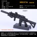 1:6 兵人軍事玩具專用武器4D拼裝槍模型巴雷特加特林AK47游戲道具