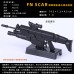 1:6 兵人軍事玩具專用武器4D拼裝槍模型巴雷特加特林AK47游戲道具