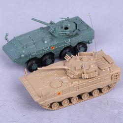 4D拼裝ZBD0409式裝甲步兵戰車 1/72拼裝坦克模型軍事擺件科教