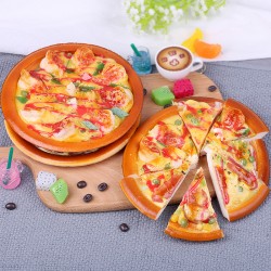 仿真披薩Pizza模型假食物海鮮培根香腸披薩玩具食品櫥窗展示