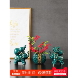 現代簡約電視柜輕奢風大象酒柜裝飾品擺件客廳玄關家居創意工藝品 現代簡約電視柜輕奢風大象酒柜裝飾品擺件客廳玄關家居創意工藝品
