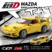 雙鷹1:14汽車CADA頭文字D正版授權高橋涼啟介RX7拼裝積木玩具模型